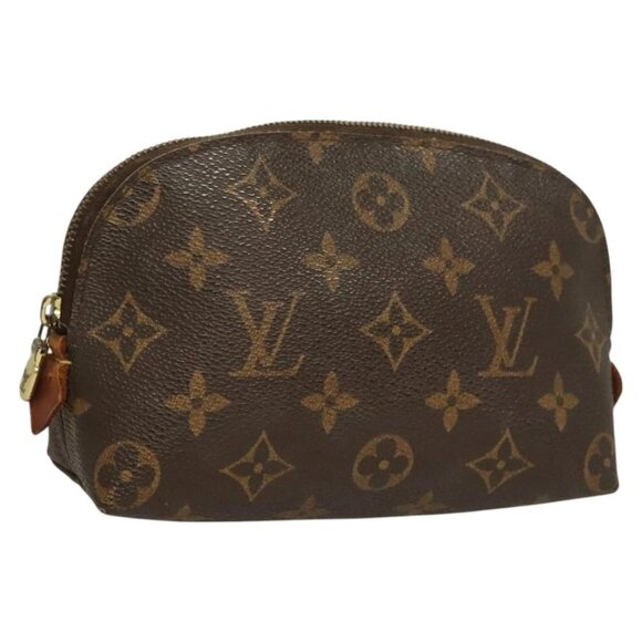 LOUIS VUITTON Monogram Pochette Cosmetic PM Cosmetic Pouch M47515 LV Auth 128419 - Picture 1 of 16